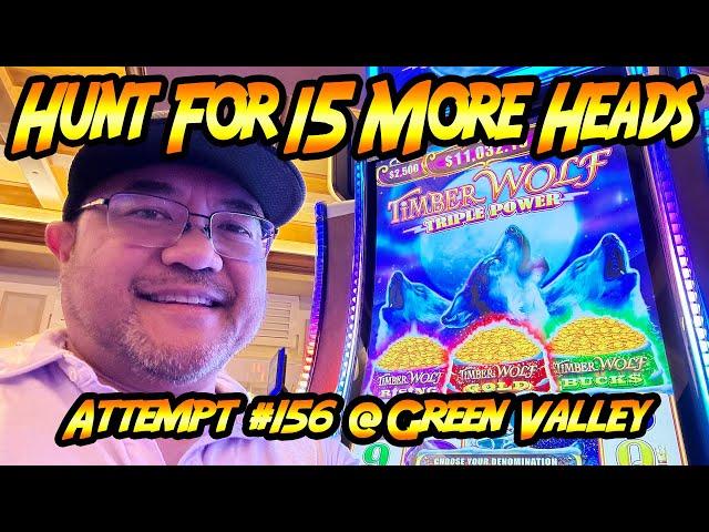 Mega Big Win in Hunt For 15 Gold Heads! Ep. #156, TimberWolf Triple Power at Green Valley Ranch!