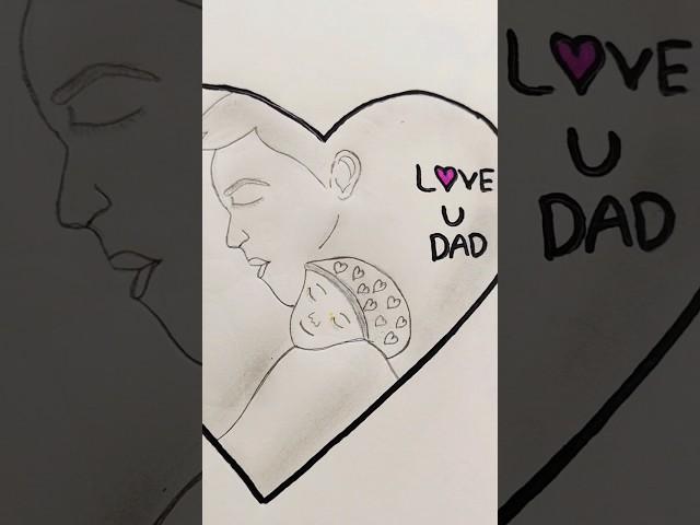 "Father'sDay Special drawing#fathersday #sketchdrawing #special #drawing #ytshorts #drawingideas.