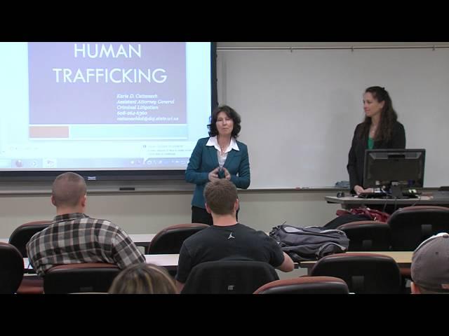 UW-Platteville Campus Update - Assistant Attorney General Speaks to Criminal Justice Students