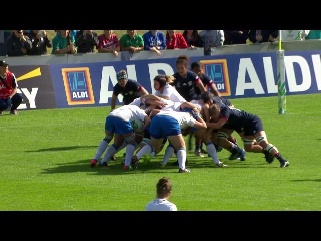 HIGHLIGHTS: USA v Italy at Women's Rugby World Cup