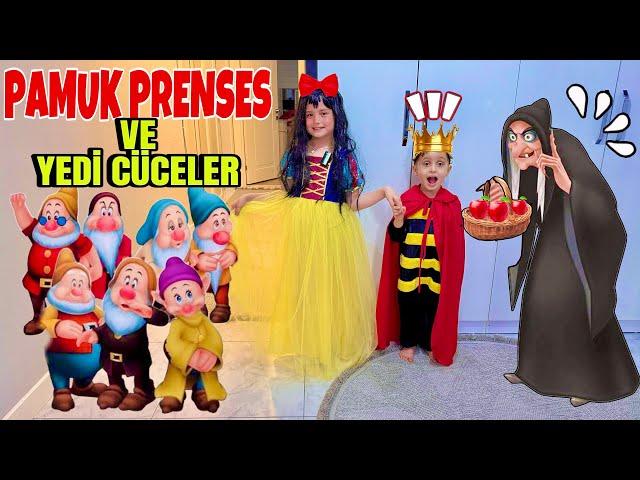 KUZEY ELİF PAMUK PRENSES VE YEDİ CÜCELER !! EYVAH YAŞLI CADI NAPTI !! دي دي ميدو - لولو | قناة وناسة