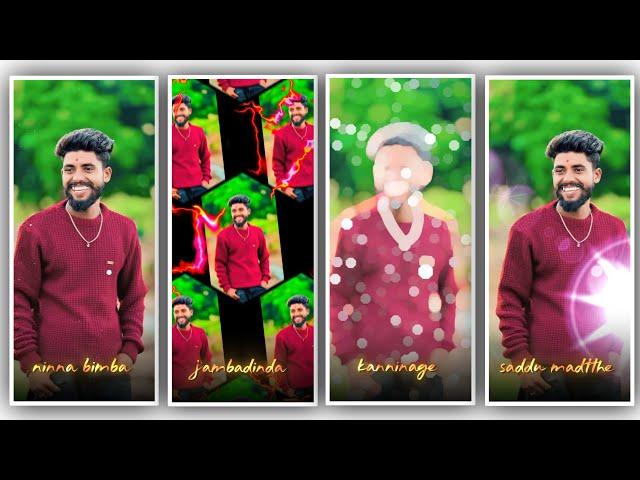 Trending Boys Attitude Video Editing In Kannada song Alight Motion Video Editing Attitude Song 