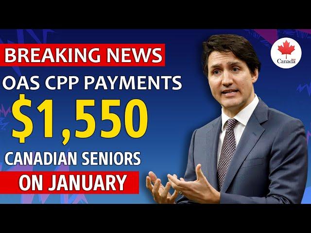 Breaking: Canadian Seniors Get $1,550 OAS CPP Payments—Find Out When!