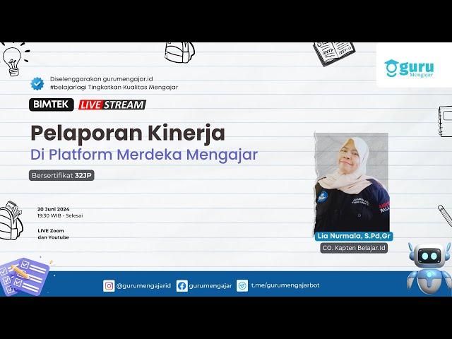 Pelaporan Kinerja di Platform Merdeka Mengajar