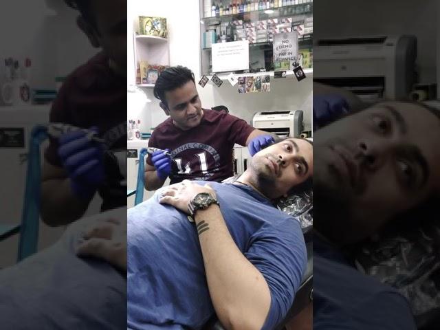 Jubin nautiyal tattoo at sams studio by sam