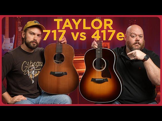 Taylor Guitar Showdown: Taylor's New 417e vs. Builder's Edition 717