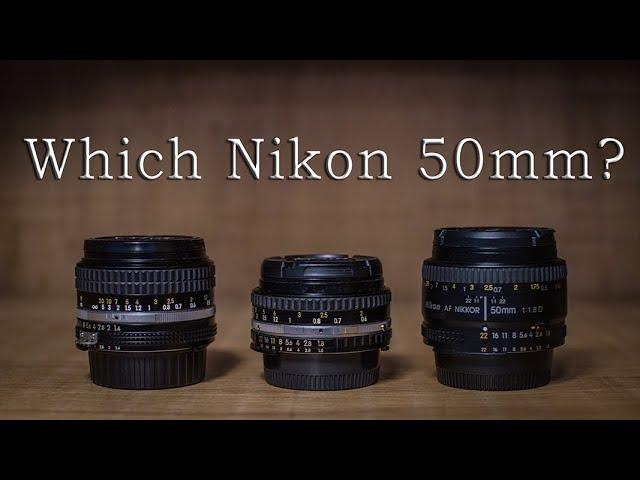 Comparison of 4 Nikon 50mm Lenses! Which one is best? Photo examples!