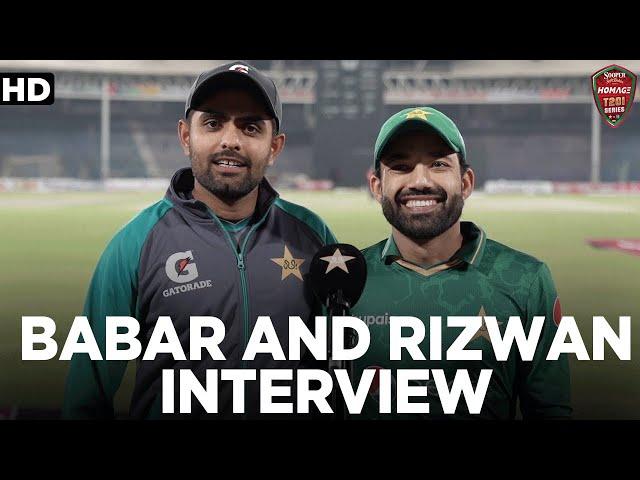 Babar Azam and Muhammad Rizwan Interview | Pakistan vs West Indies | PCB | MK1L