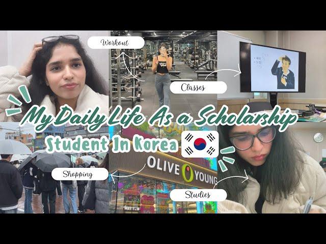 [ Indian Student] My Daily Life as a Scholarship Student in Korea #korea #gks #student