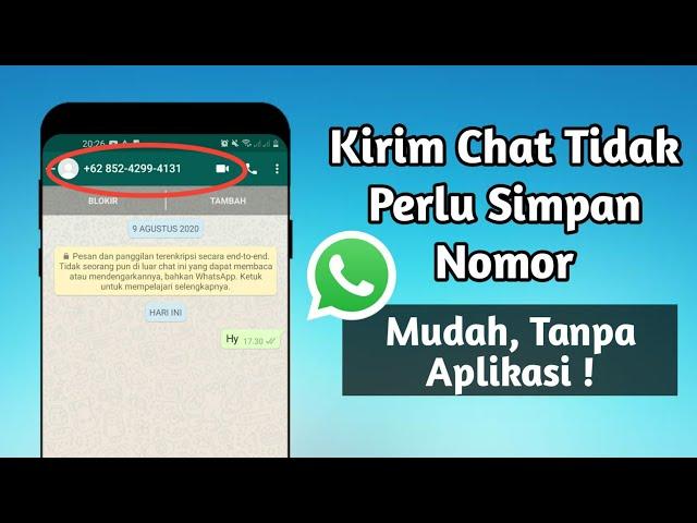 Cara Kirim WA Tanpa Perlu Menyimpan Nomor Kontak