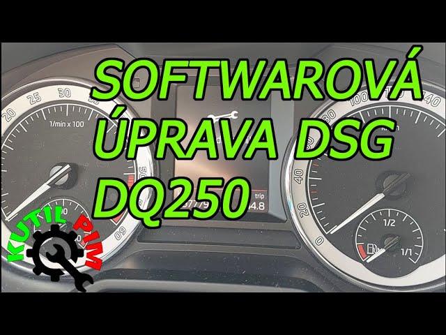 SOFTWAROVÁ ÚPRAVA DSG PŘEVODOVKY DQ250