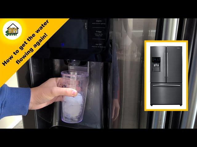 How to fix a Samsung refrigerator water dispenser that doesn’t work