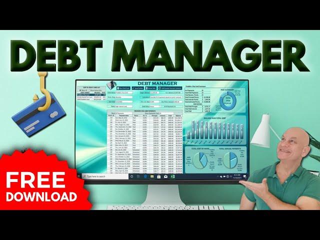 How To Create Your Own Debt Manager WIth Automated Payments In Excel - FROM SCRATCH + FREE DOWNLOAD