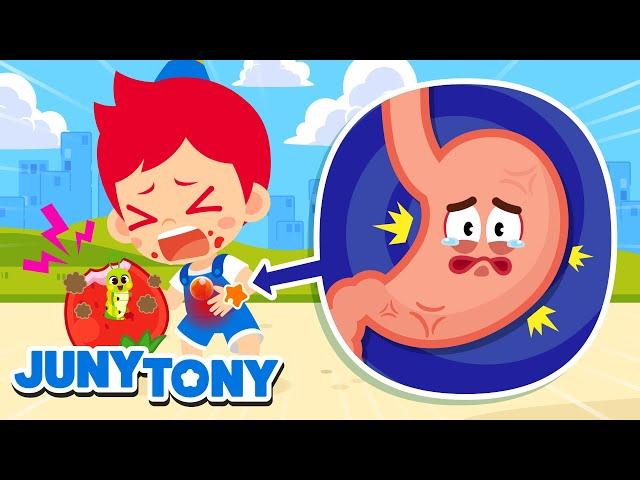 Bubbly Tummy Song | What Is Happening to My Stomach? | +More Kids Songs | JunyTony