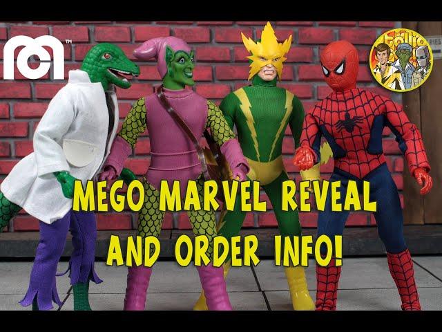 Mego Marvel Comics Reveal & Order Info