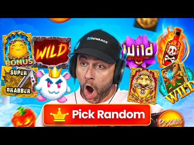 I LET GAMDOM PICK RANDOM SLOTS... AND THEY HIT HUGE!! MAJOR JACKPOT!! (Bonus Buys)