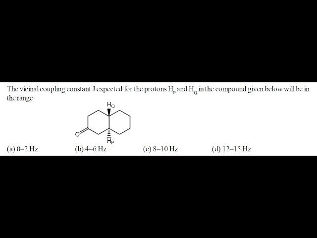 Q)60 ‖ Karplus Equation ‖ Relation between Vicinal Coupling Constant with Dihedral Angle ‖ J-Value