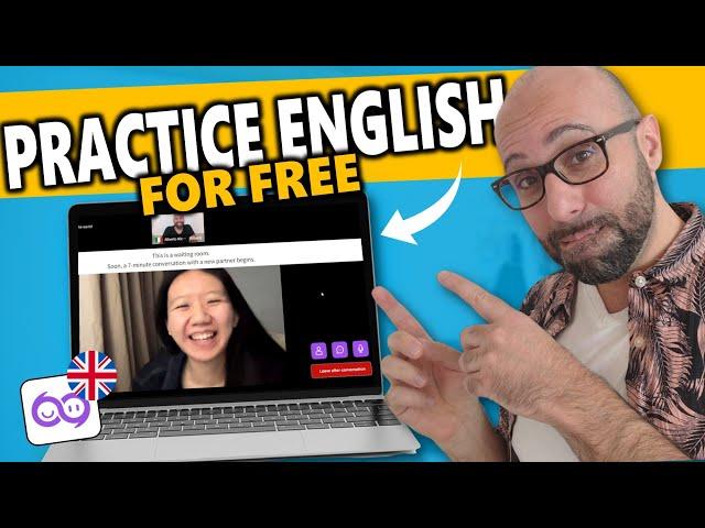 Free website to practice English with REAL people