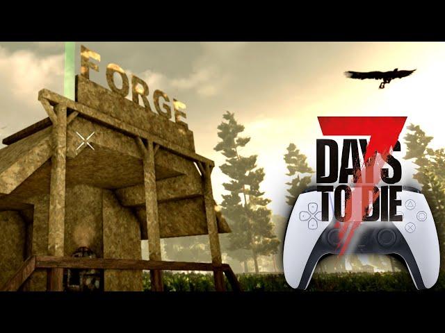 Let's Build A Forge House Base Pt1 | 7 Days To Die Console Vanilla PS5 (7)