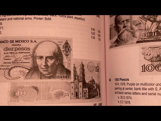 World paper money banknotes book