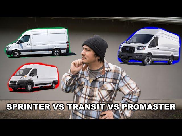 What’s THE BEST Van for Van Life? (Sprinter, Transit, Promaster Comparison)