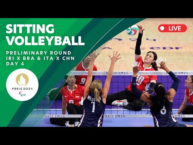 Sitting Volleyball - Preliminary Round - Men's IRI X BRA & Women's ITA X CHN | Day 4