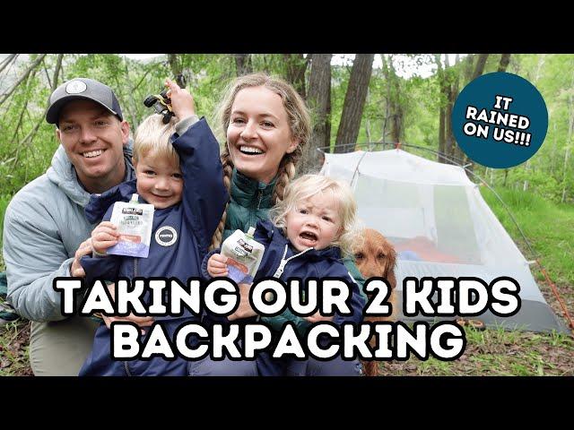 TAKING MY KIDS BACKPACKING | FAMILY BACKPACKING VLOG