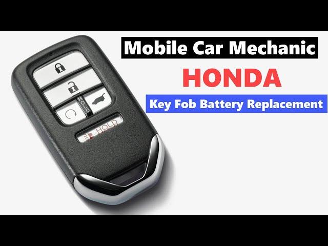 DIY Honda Key Fob Battery Replacement For Accord I Civic I CRV I Odyssey I Pilot I Passport