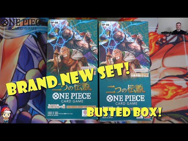 OP-08 (2 Legends) Double Booster Box Opening! Brand New Set! (One Piece TCG Opening)