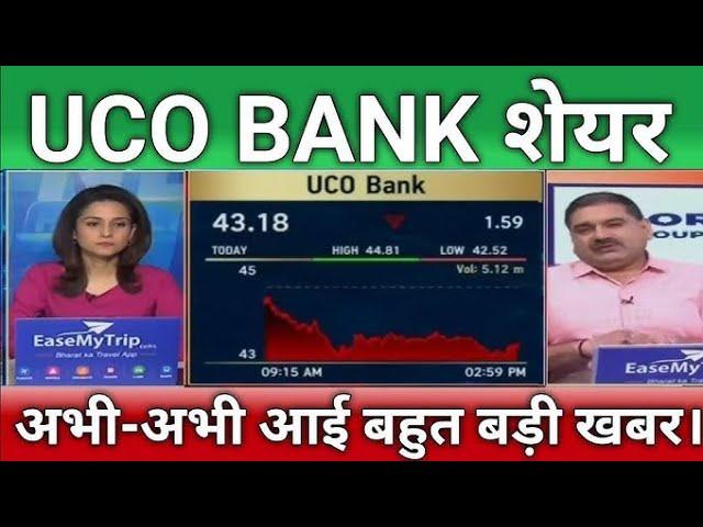 UCO BANK share letest news | UCO Bank stock analysis | UCO Bank share next Target