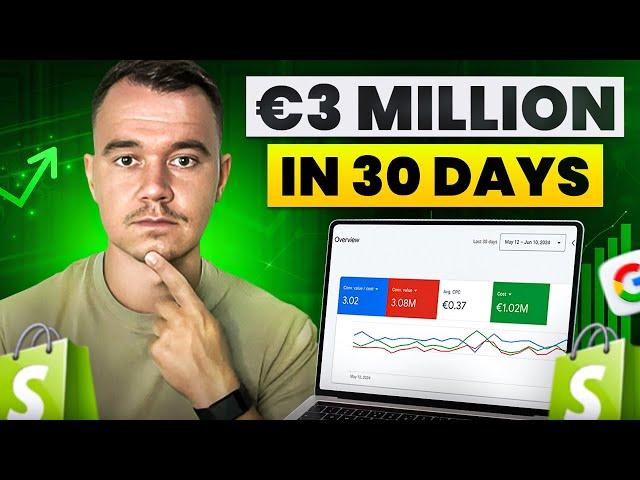 How I made $3.000.000 in 30 days with google ads dropshipping