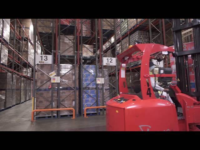 Pallet Storage in Narrow Aisles - Flexi Stormax Demo Video