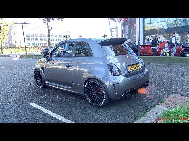 INSANE 330HP Stage 4 Abarth 595 w/ Capristo Exhaust - LOUD Bangs & Accelerations !