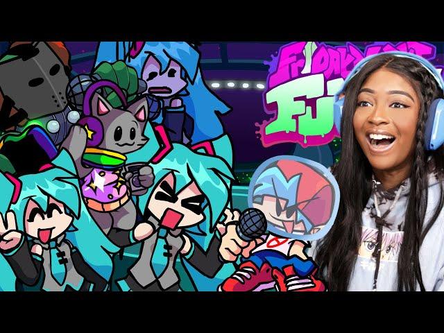 MIKU IS BACK AND WITH TRICKY??! NYAN CAT IS SO CUTE!! | Friday Night Funkin [vs Nyan Cat, Miku]