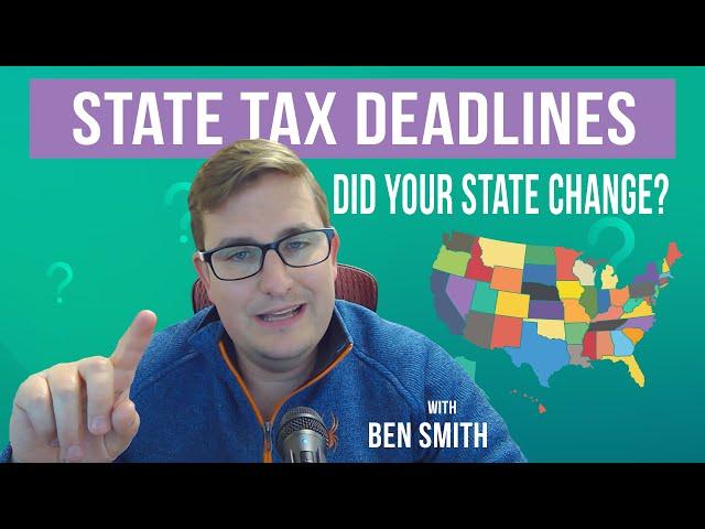 State Tax Deadlines