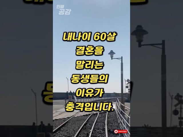 내나이 60살 결혼을 말리는 동생들의 이유가 충격입니다. #인썰공감 #인생썰 #사이다사연 #50대이야기 #감동실화 #인생역전