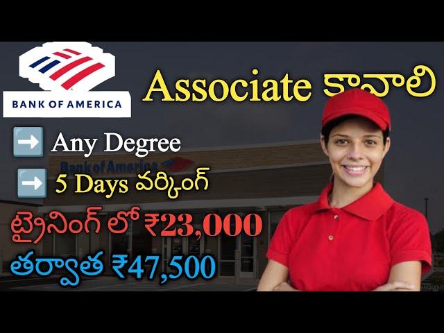 Bank of America Recruitment 2024 |Data Entry Job | Work From Home  Free Job