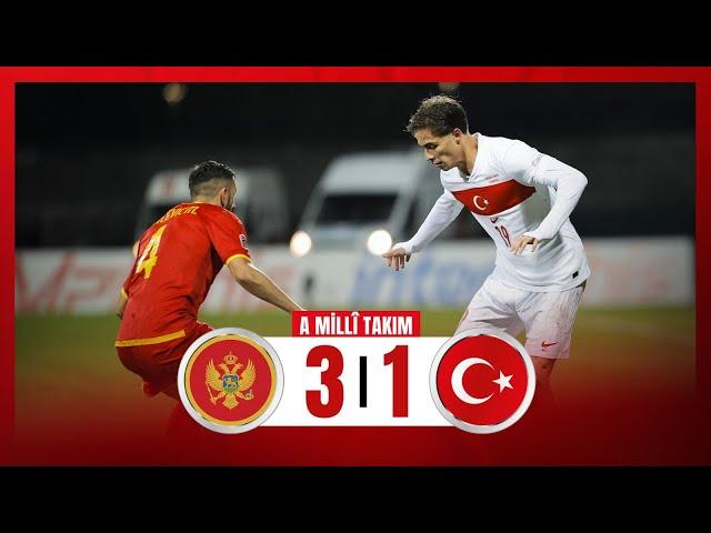 Maç Özeti | Karadağ 3-1 Türkiye | UEFA Uluslar Ligi