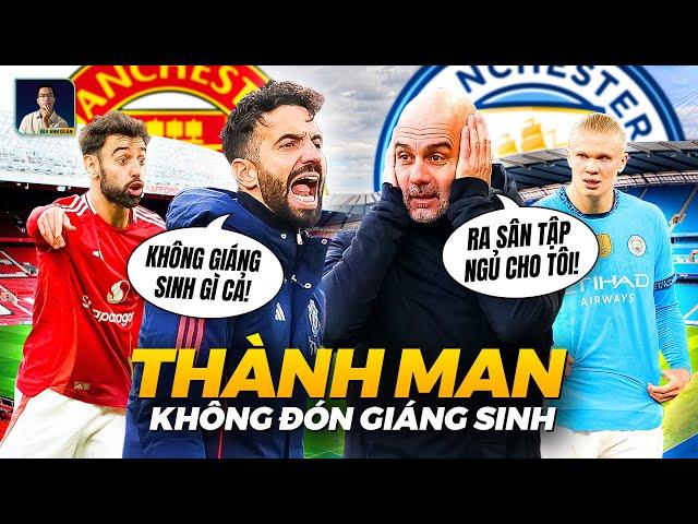 THÀNH MANCHESTER KHÔNG ĐÓN GIÁNG SINH, PEP VÀ AMORIM QUYẾT TÂM “TẶNG QUÀ” CHO FAN