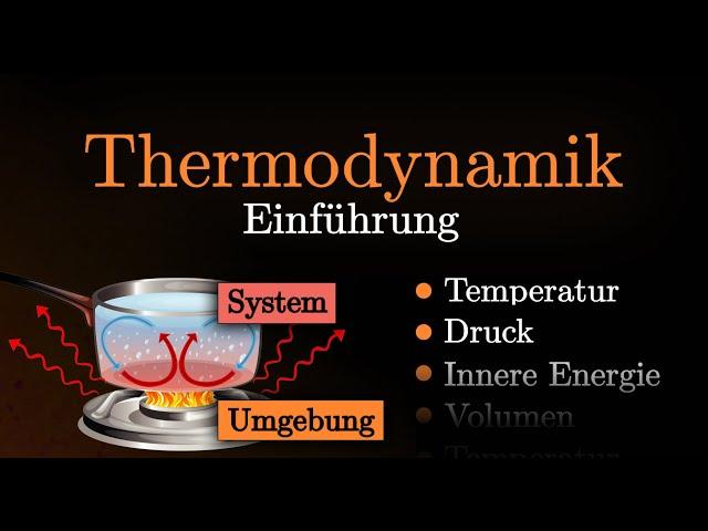 Einführung in die Thermodynamik - Grundlagen, Grundbegriffe (Physik & Chemie)