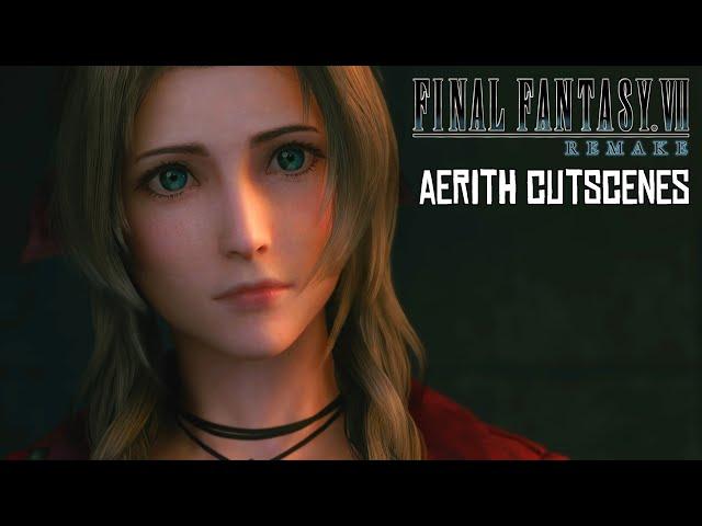 ALL AERITH CUTSCENES - IN GLORIOUS 60FPS - FINAL FANTASY 7: REMAKE