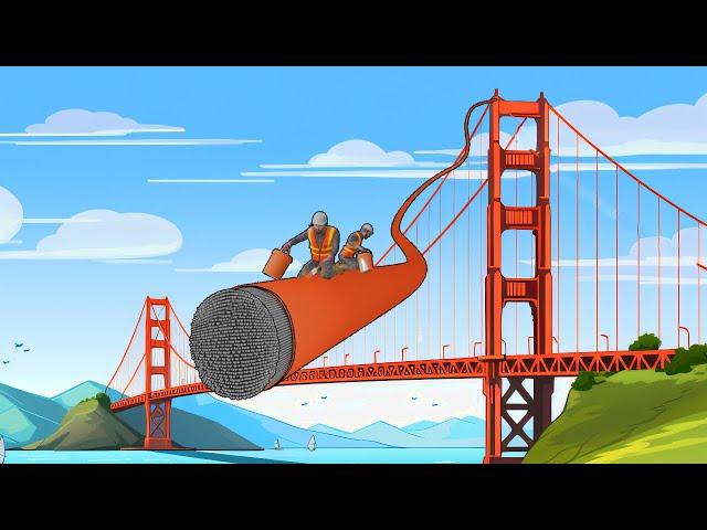 Las innovaciones sobre la construcción del Puente Golden Gate