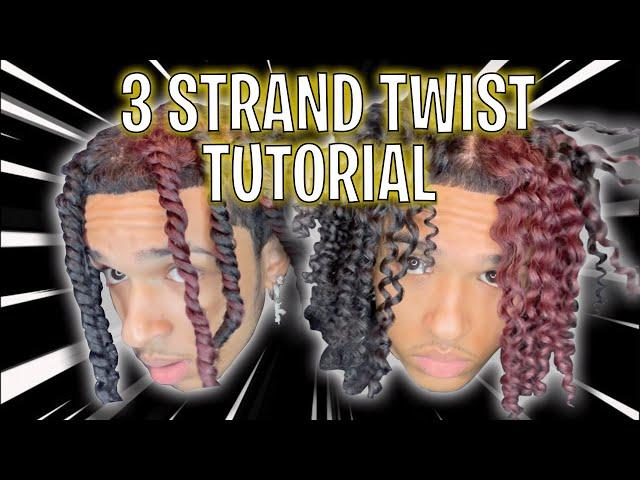 How To Do 3 STRAND TWISTS