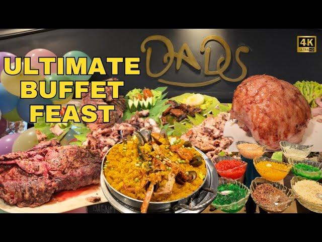 [4K] DAD'S WORLD BUFFET MEGAMALL | Ultimate Feast Saisaki & Kamayan | International Filipino Dishes