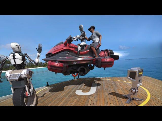 Would you ride a flying Jet ski?