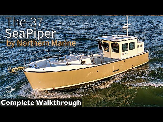 Inside SeaPiper 37: The ULTIMATE Trailerable Trawler | Full Tour