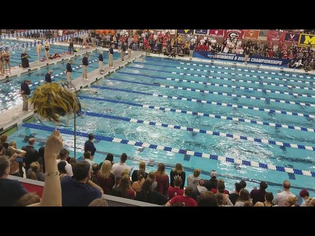 2018 NCAA Women's 100 Breast Finals Lilly King