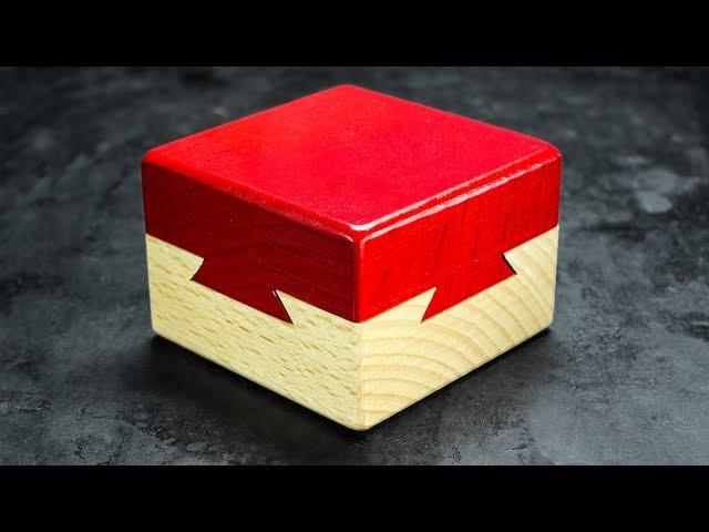 The Impossible Dovetail Box reveals its secret.