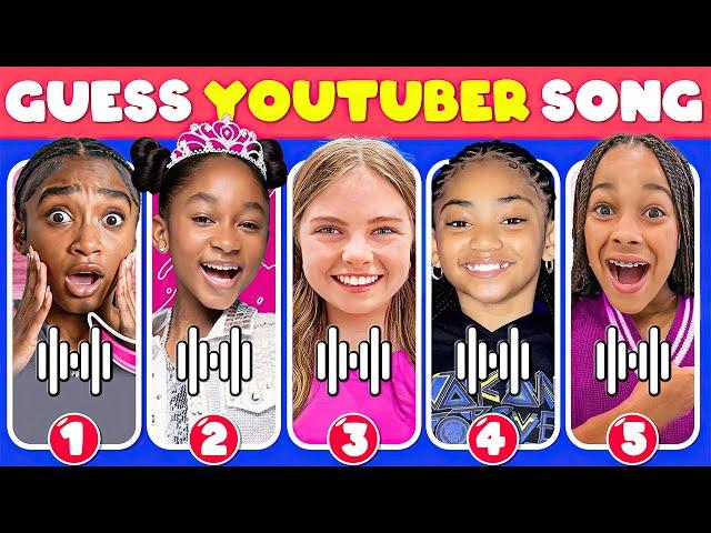 Guess the Youtuber by SONGS | Lay Lay, Kinigra Deon, Jordan Matter, The Royalty Family,Salish Matter