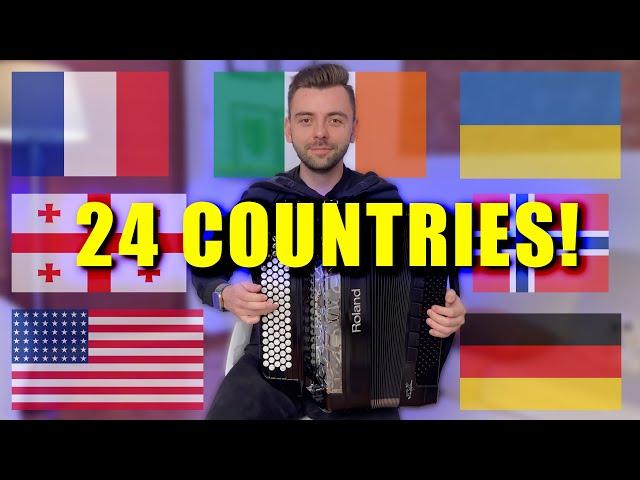 1 ACCORDION -  24 COUNTRIES